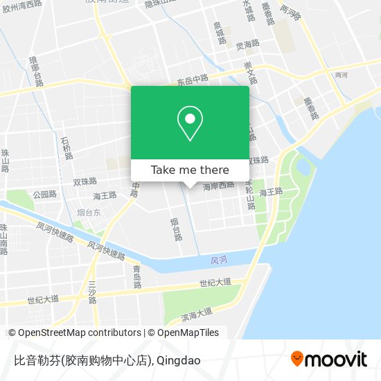 比音勒芬(胶南购物中心店) map