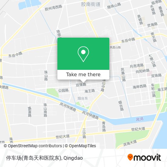 停车场(青岛天和医院东) map