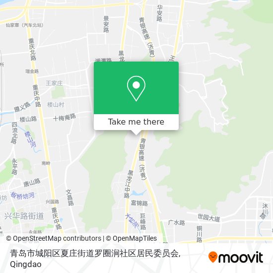 青岛市城阳区夏庄街道罗圈涧社区居民委员会 map