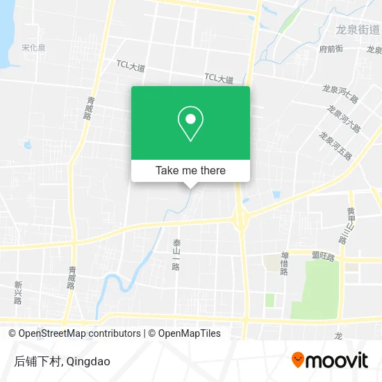 后铺下村 map