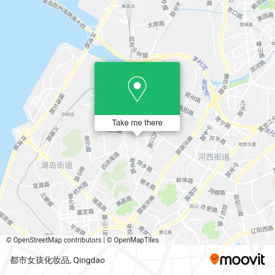 都市女孩化妆品 map
