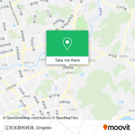 辽阳东路松岭路 map