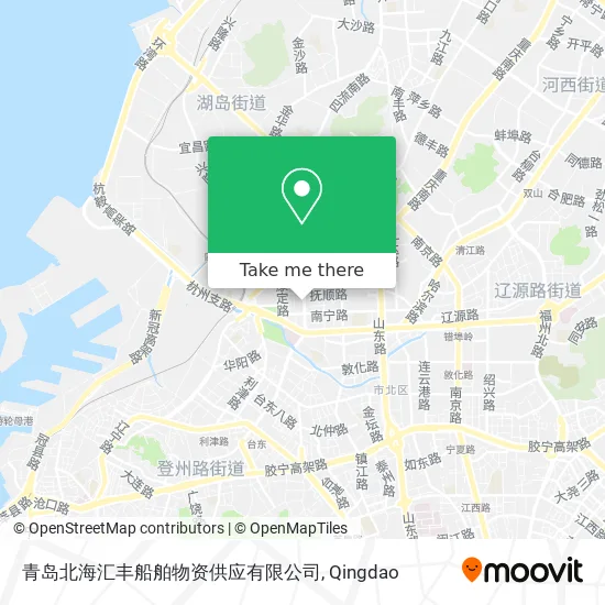 青岛北海汇丰船舶物资供应有限公司 map