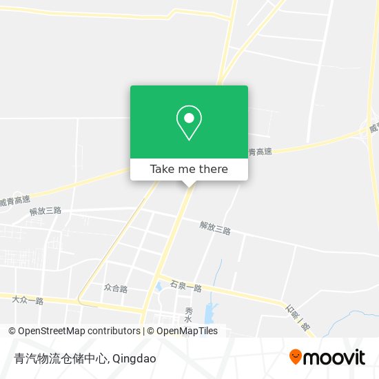 青汽物流仓储中心 map