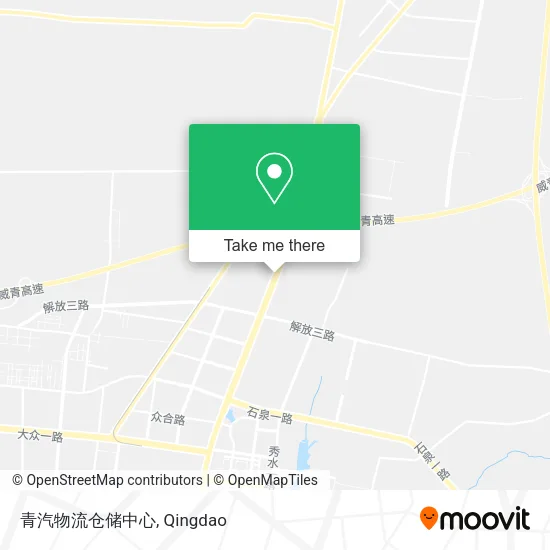 青汽物流仓储中心 map