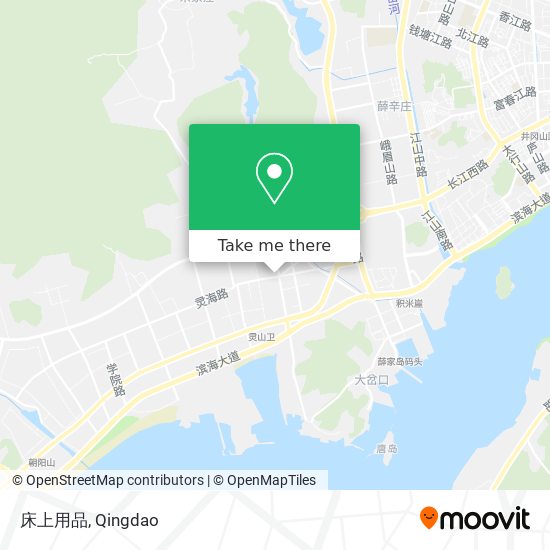 床上用品 map