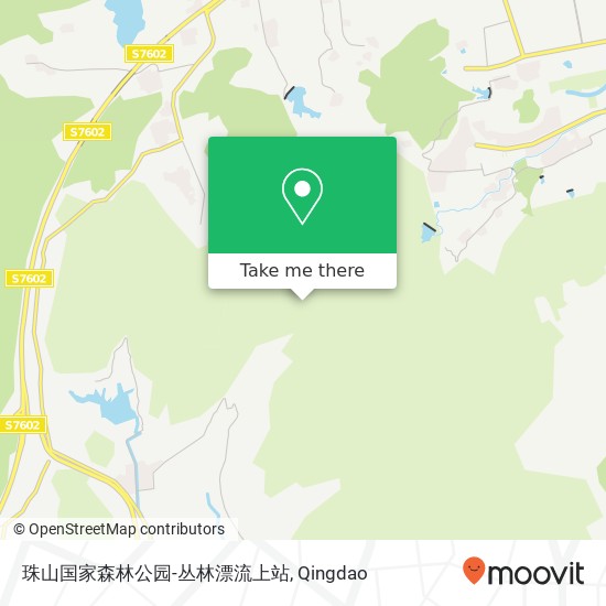 珠山国家森林公园-丛林漂流上站 map