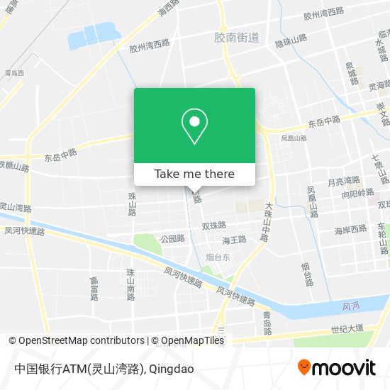 中国银行ATM(灵山湾路) map