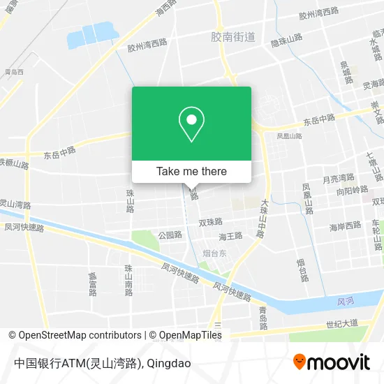 中国银行ATM(灵山湾路) map