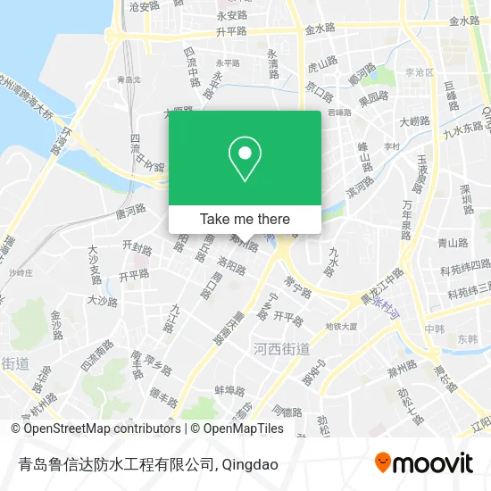 青岛鲁信达防水工程有限公司 map