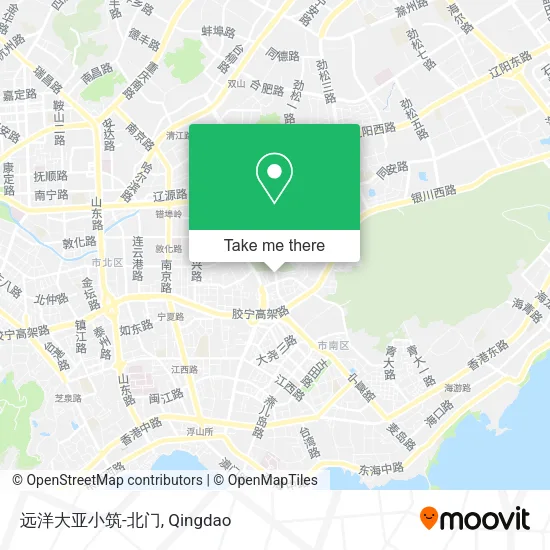 远洋大亚小筑-北门 map