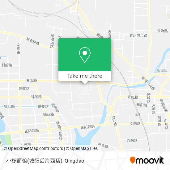 小杨面馆(城阳后海西店) map