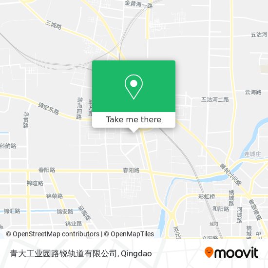 青大工业园路锐轨道有限公司 map