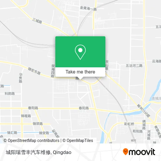 城阳瑞雪丰汽车维修 map