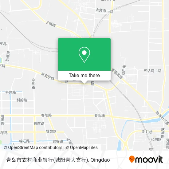 青岛市农村商业银行(城阳青大支行) map