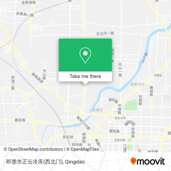 即墨市正云冷库(西北门) map