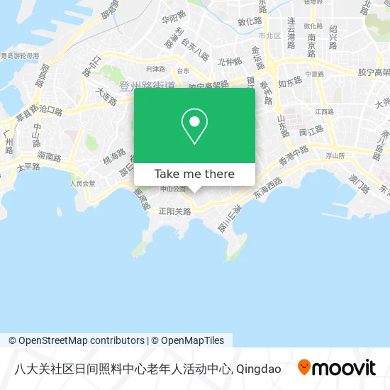 八大关社区日间照料中心老年人活动中心 map