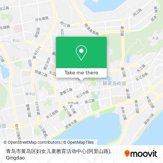 青岛市黄岛区妇女儿童教育活动中心(阿里山路) map