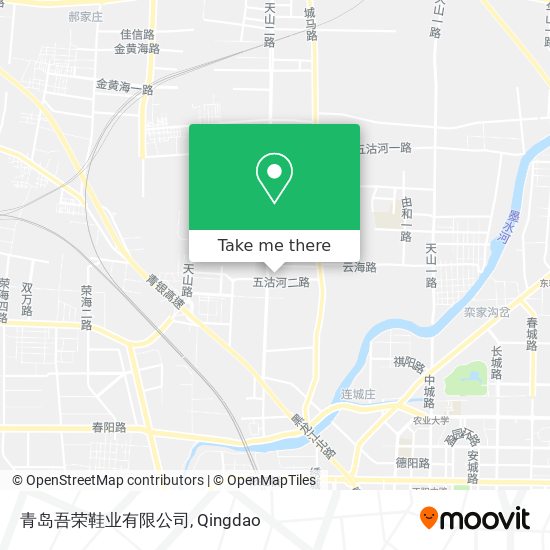 青岛吾荣鞋业有限公司 map