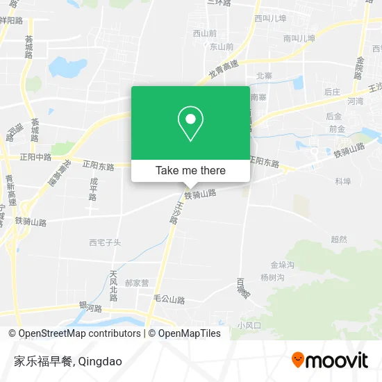 家乐福早餐 map