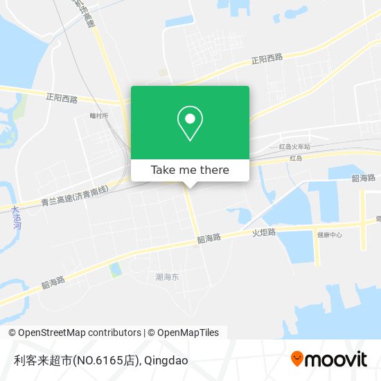 利客来超市(NO.6165店) map