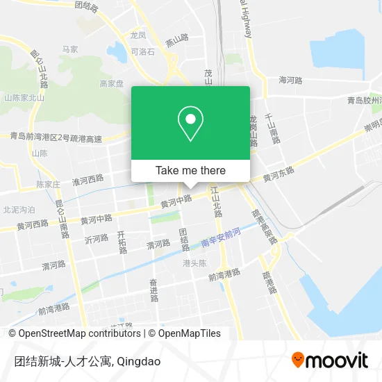 团结新城-人才公寓 map