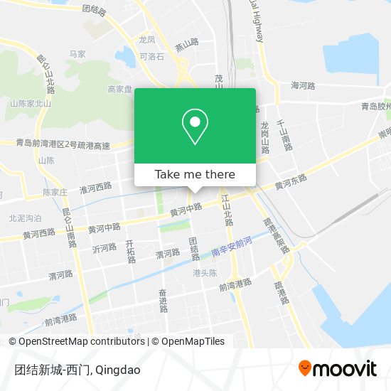 团结新城-西门 map