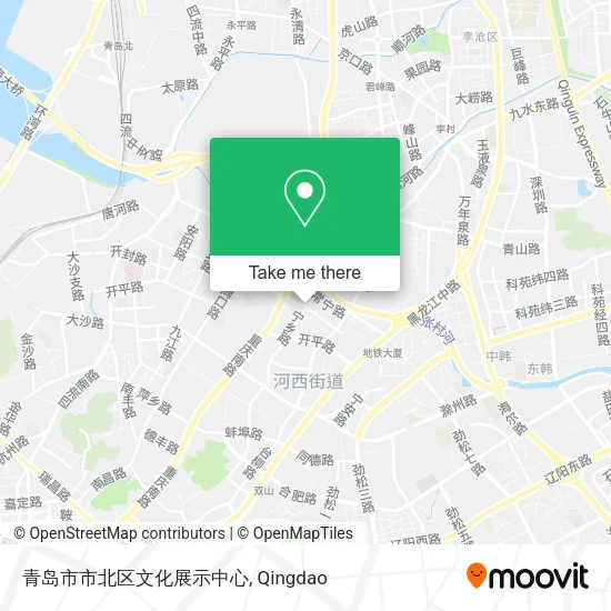 青岛市市北区文化展示中心 map