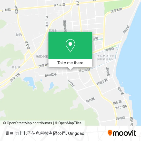 青岛金山电子信息科技有限公司 map