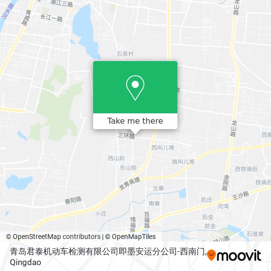 青岛君泰机动车检测有限公司即墨安运分公司-西南门 map