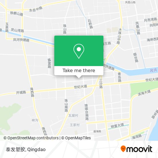 泰发塑胶 map