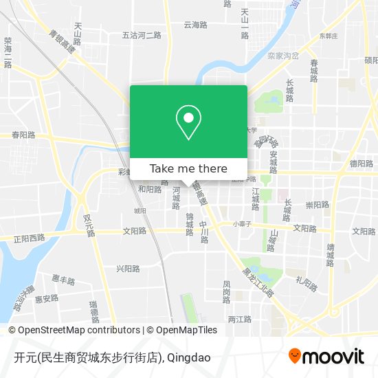 开元(民生商贸城东步行街店) map