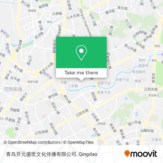 青岛开元盛世文化传播有限公司 map