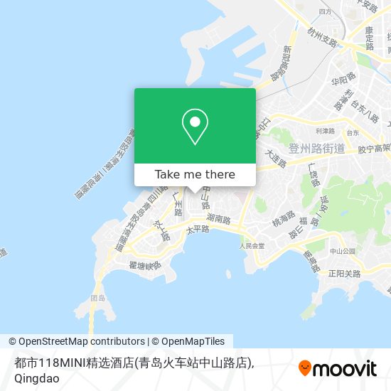 都市118MINI精选酒店(青岛火车站中山路店) map