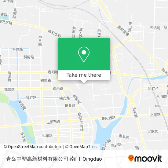 青岛中塑高新材料有限公司-南门 map