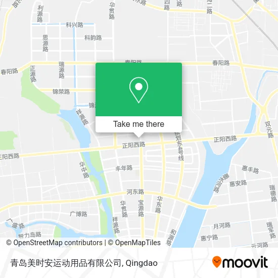 青岛美时安运动用品有限公司 map