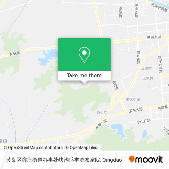 黄岛区滨海街道办事处峡沟盛丰源农家院 map