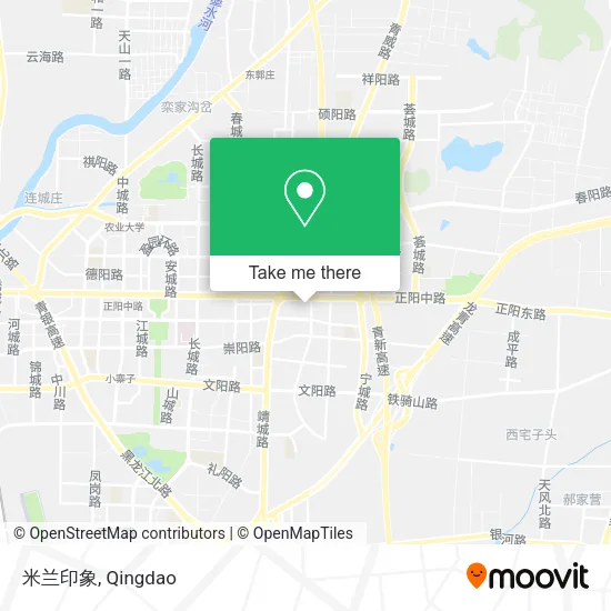 米兰印象 map