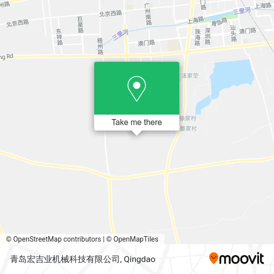 青岛宏吉业机械科技有限公司 map