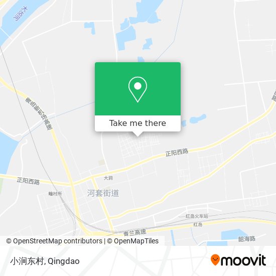 小涧东村 map