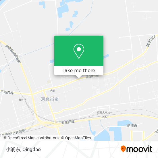 小涧东 map