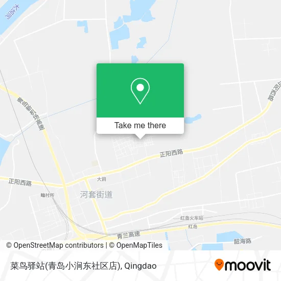 菜鸟驿站(青岛小涧东社区店) map