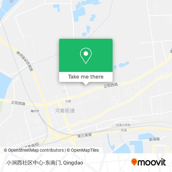 小涧西社区中心-东南门 map