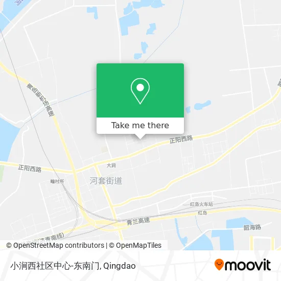 小涧西社区中心-东南门 map