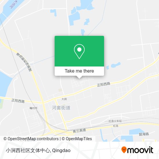 小涧西社区文体中心 map