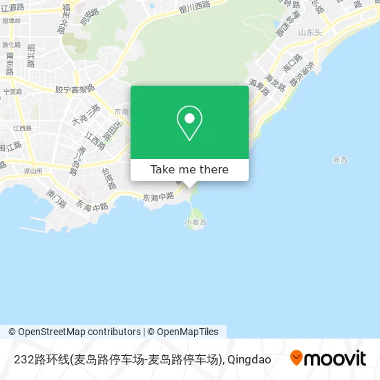 232路环线(麦岛路停车场-麦岛路停车场) map