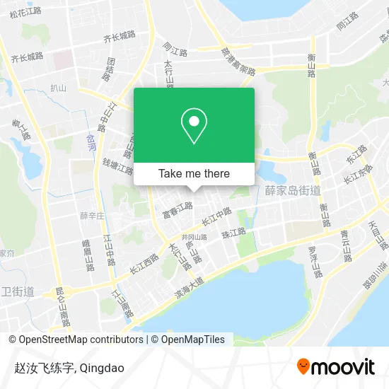 赵汝飞练字 map
