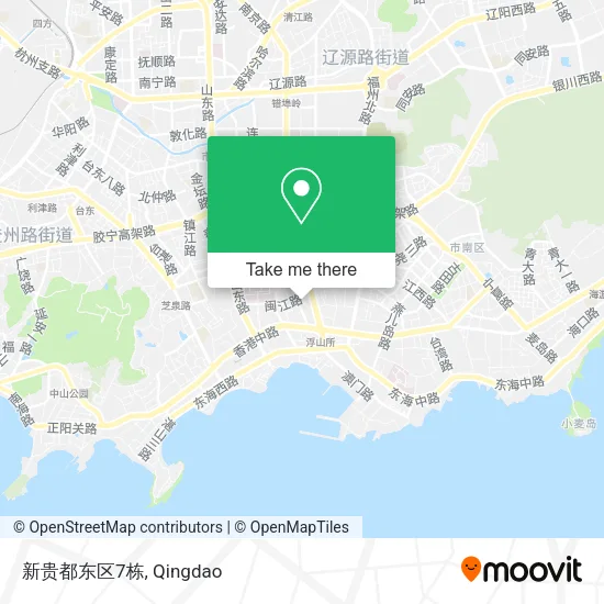 新贵都东区7栋 map