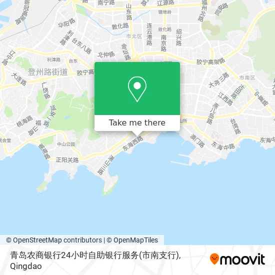 青岛农商银行24小时自助银行服务(市南支行) map