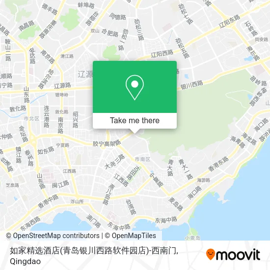 如家精选酒店(青岛银川西路软件园店)-西南门 map